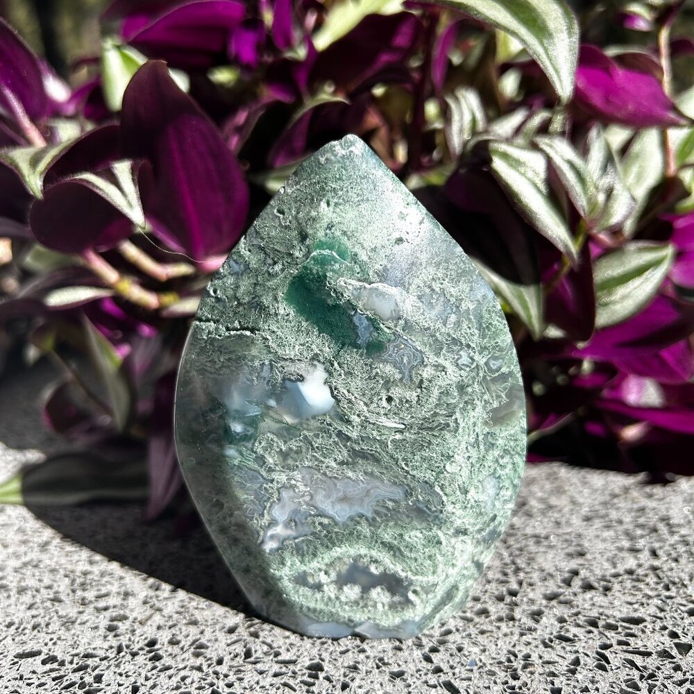 Moss Agate Flame